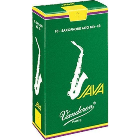 Caja 10 cañas Saxo Alto Java Verde nº3 1/2 